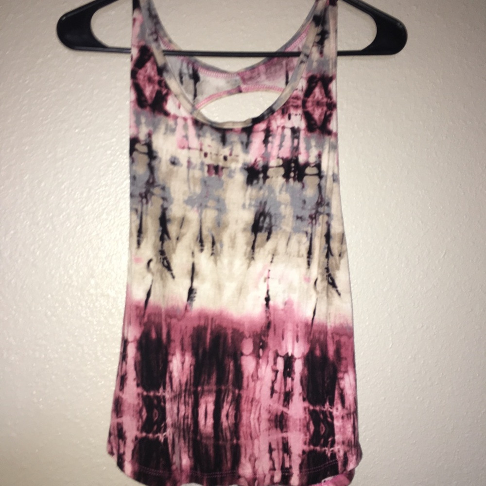 Tie-Dye Backless Top